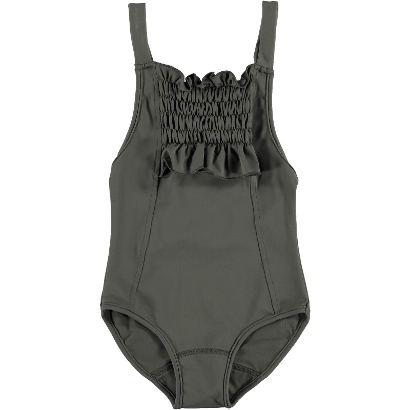 Swimsuit SMOCKED WITH RUFFLE DETAIL Bay