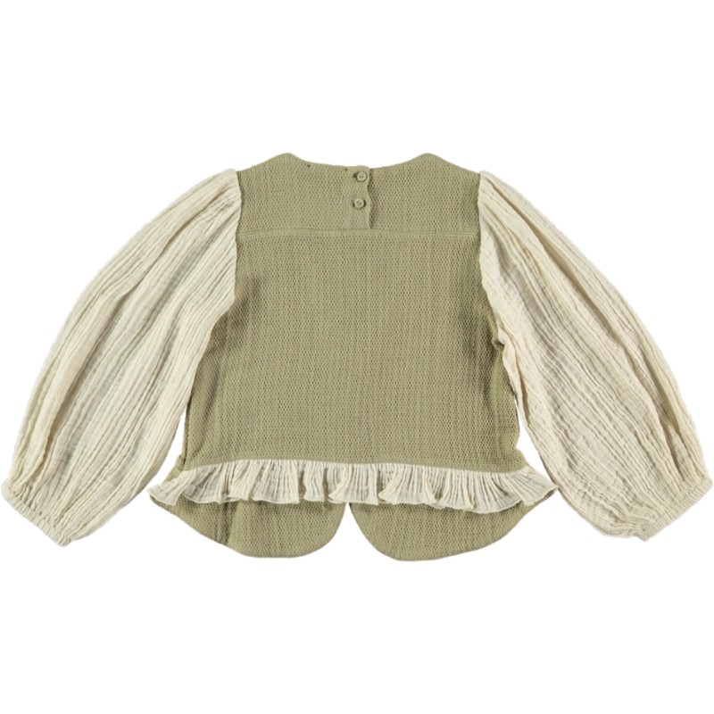 BL07-Blusa CHALECO - Lino Natural