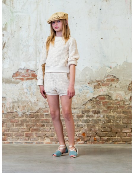 SF01-Short  - Jaquard Crudo