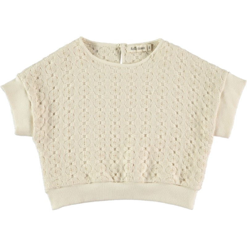 SU06-Sweatshirt OVERSIZE - Ecru Tricot