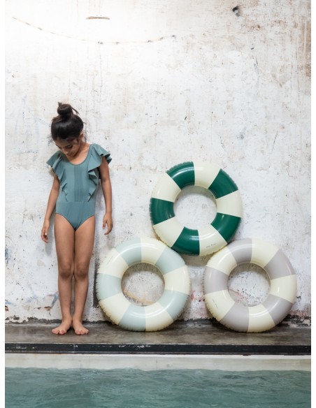 BA05-Bañador JARETAS - Lycra Algodon Te Verde