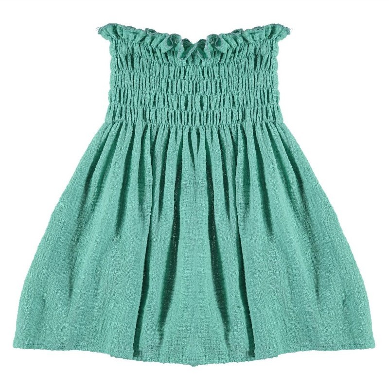 FP02-Skirt SHORT - TOP SMOCK - Green