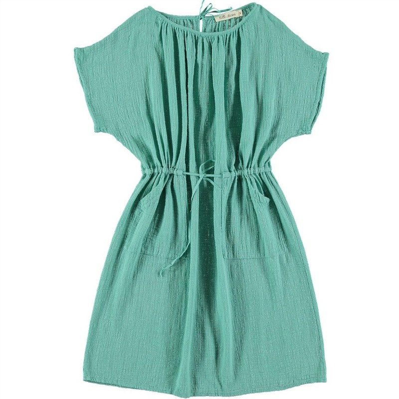 PL02-Beach Dress POCKETS - Green