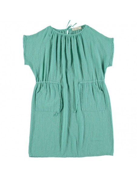 PL02-Beach Dress POCKETS - Green