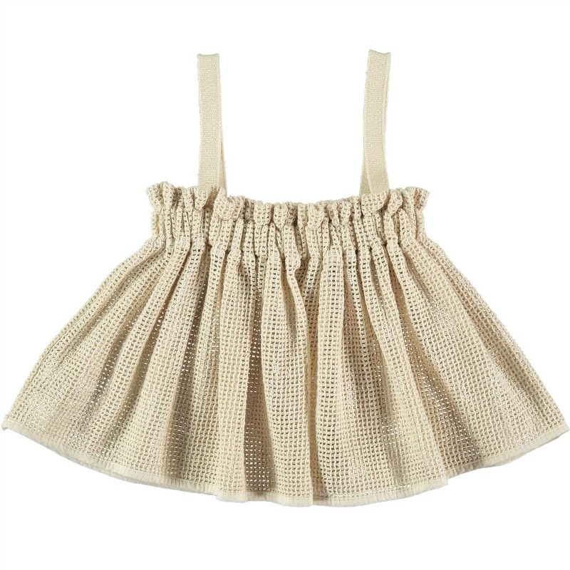 TP03-Top MESH STRAP - Ecru