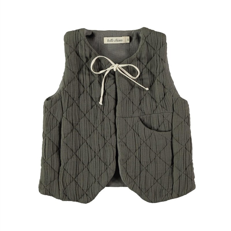 CH01-Vest POCKETS Gray