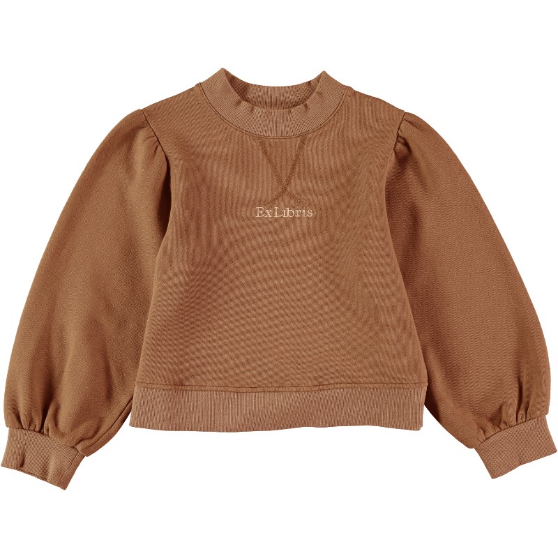 SU04-Sweatshirt EX LIBRIS Rust