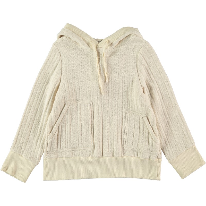 SU01-Sweatshirt HOOD Cream