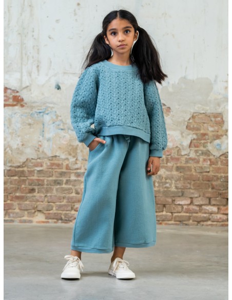 SU02-Sudadera TRICOT - Turquesa