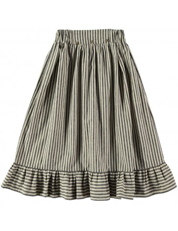 F01-Skirt RUFFLE - Stripes