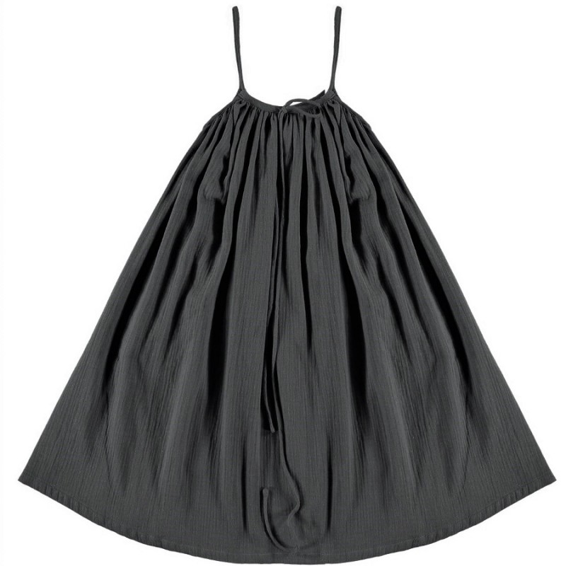 V07-Dress ADJUSTABLE STRAPS - Black