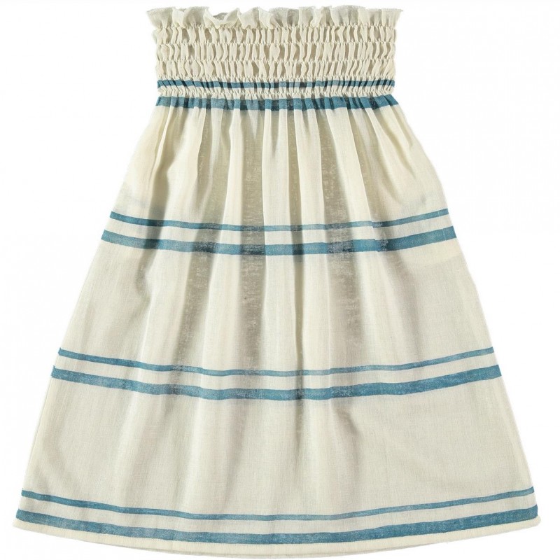 Skirt PAROS - Blue Double Stripe