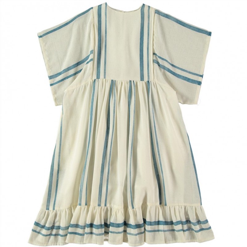 Dress HESTIA - Blue Double Stripe