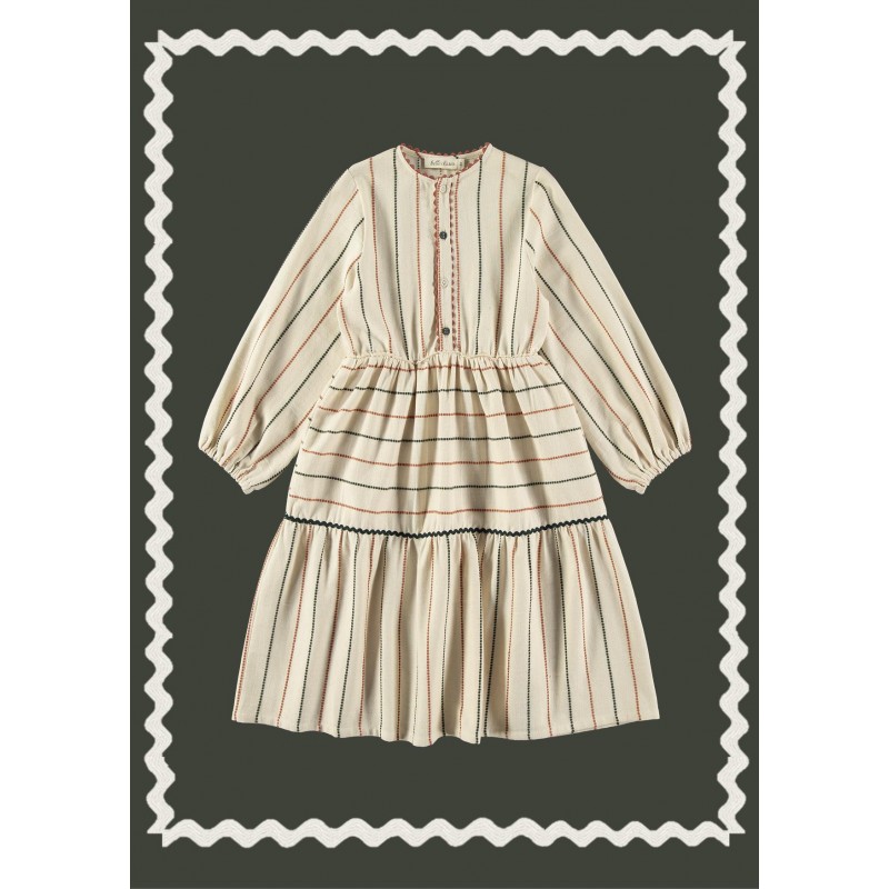 Vestido ZIG-ZAG - Algodon Pespuntes