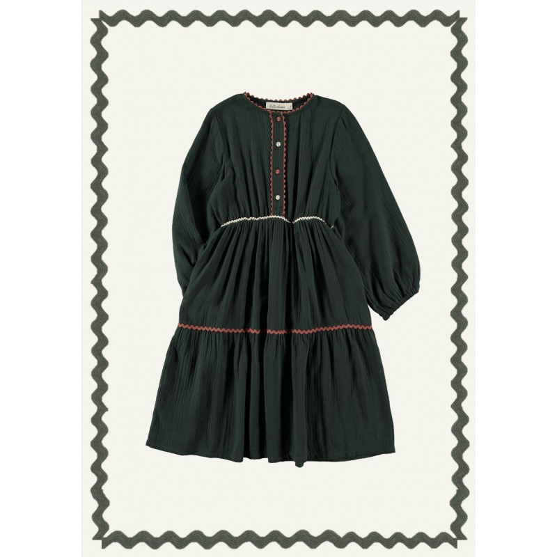 Dress ZIG-ZAG - Green