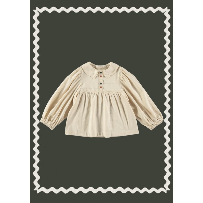 Blouse 2 POSITIONS - Ecru Embrodery Cotton