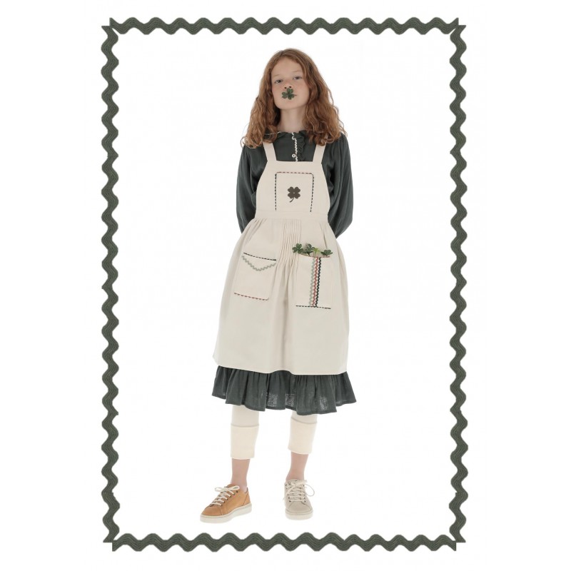Apron Dress - Ecru