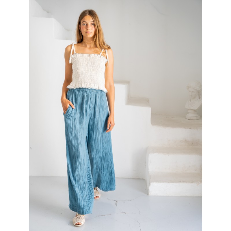Pant APOLO - Blue Egeo