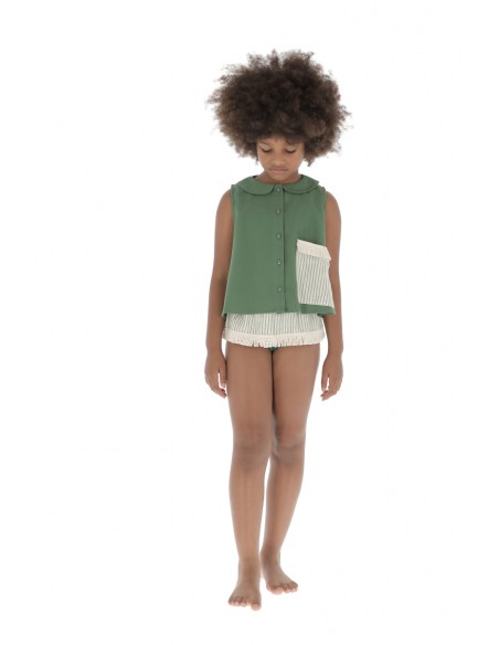 Blusa BOLSILLO OVERSIZE - Cactus