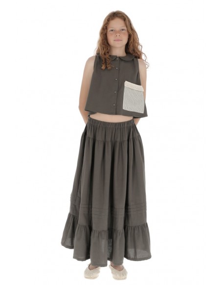 Blusa BOLSILLO OVERSIZE - Tierra Volcanica