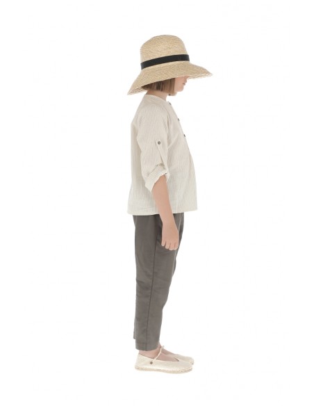 Blusa KURTA UNISEX - Raya Fina Gris