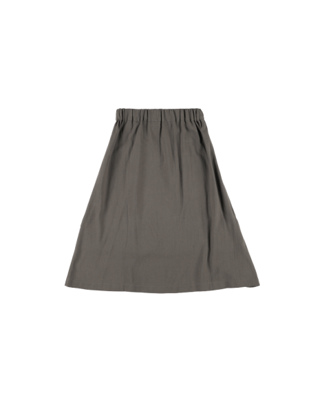 Falda DELANTAL - Raya Media Gris
