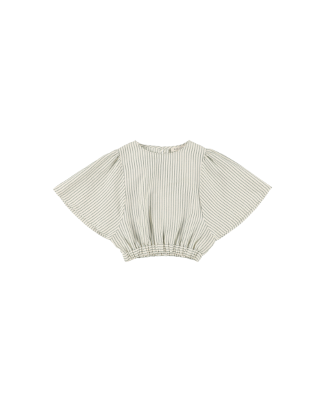 Top BUTTERFLY - Medium Green Stripe
