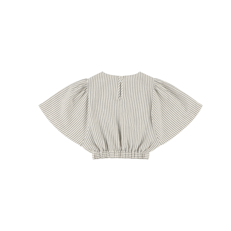 Top BUTTERFLY -  Medium Gray Stripe