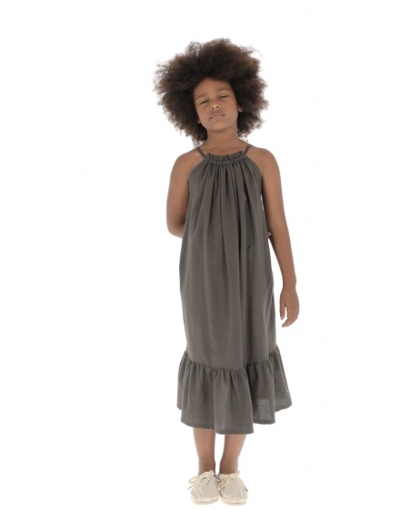 Dress HALTER NECK - Volcanic Earth