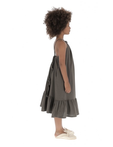 Dress HALTER NECK - Volcanic Earth