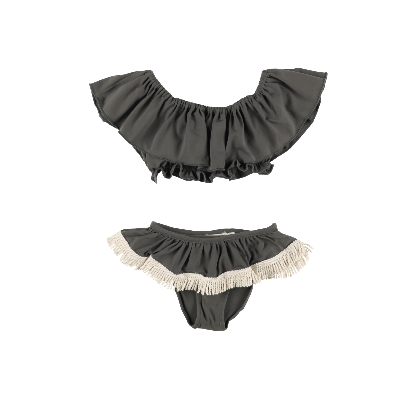 Bikini RUFFLE FLEECE - Volcanic Earth