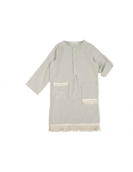 Vestido KURTA - Raya Media Gris