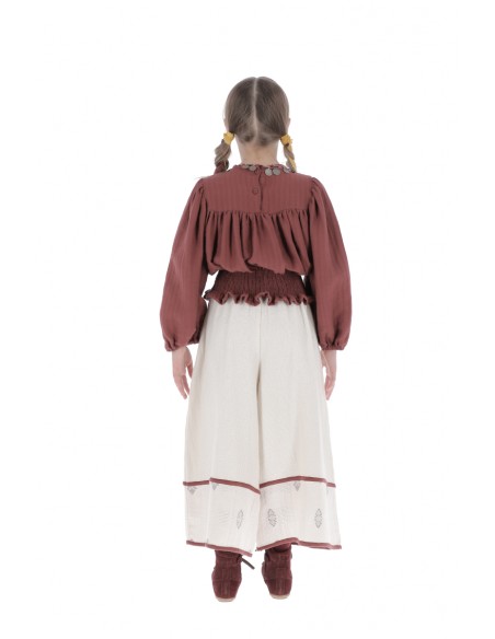 Blusa SMOCK - Burdeos