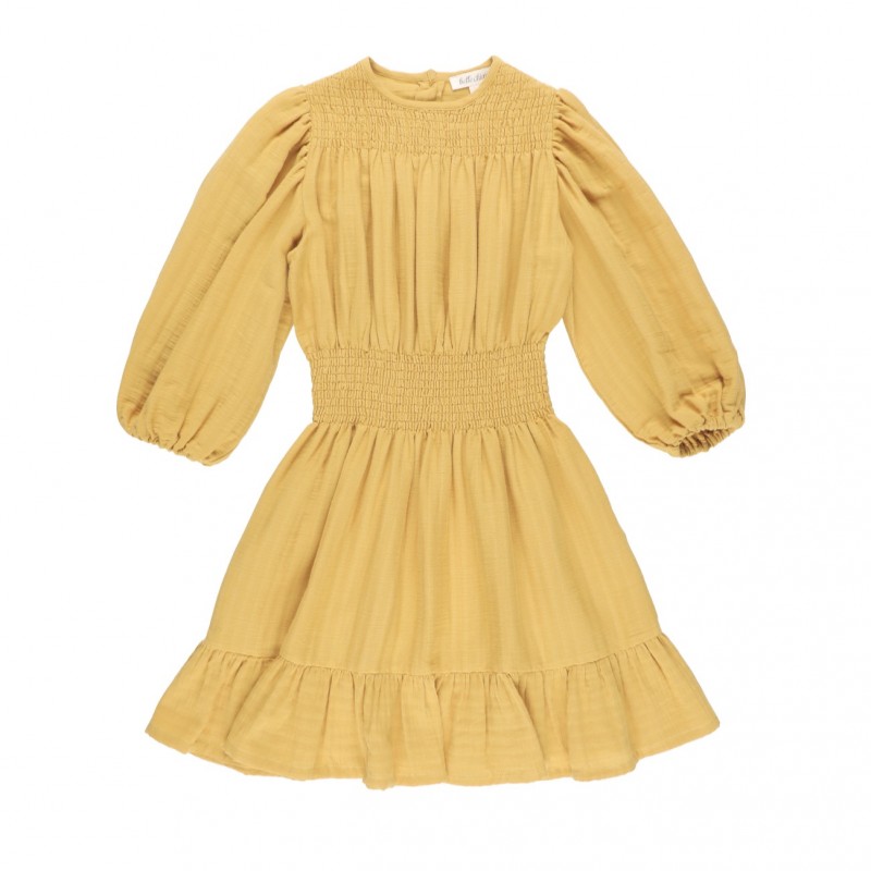 Vestido SMOCK - Ocre