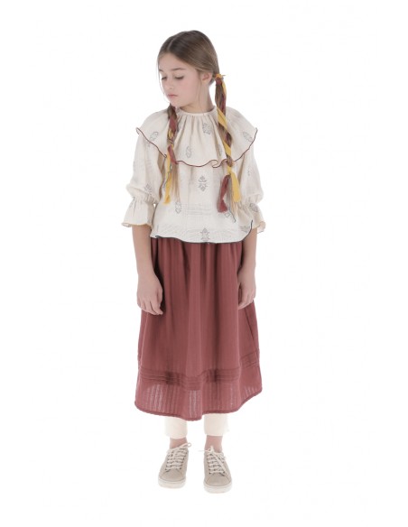 Blusa ARLEQUIN - Algodon Bordado
