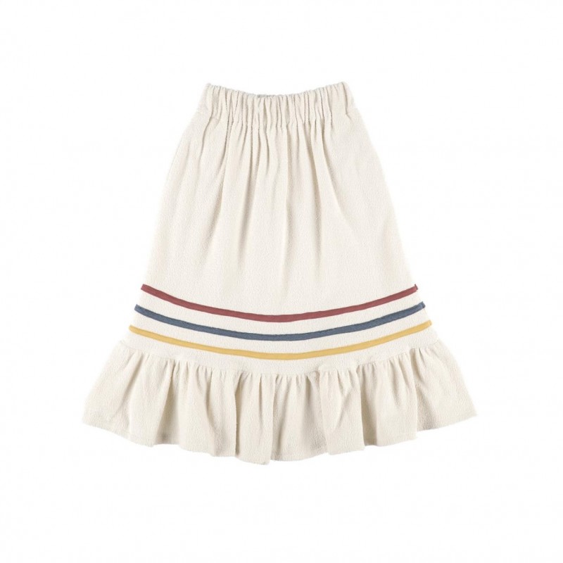 Falda CINTAS CONTRASTES - Crudo