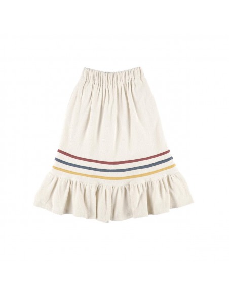 Falda CINTAS CONTRASTES - Crudo