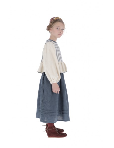 Skirt DRAWSTRINGS - BLue
