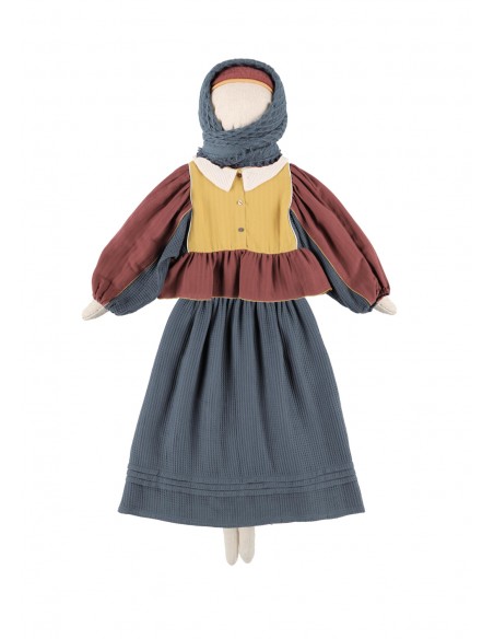 Skirt DRAWSTRINGS - BLue