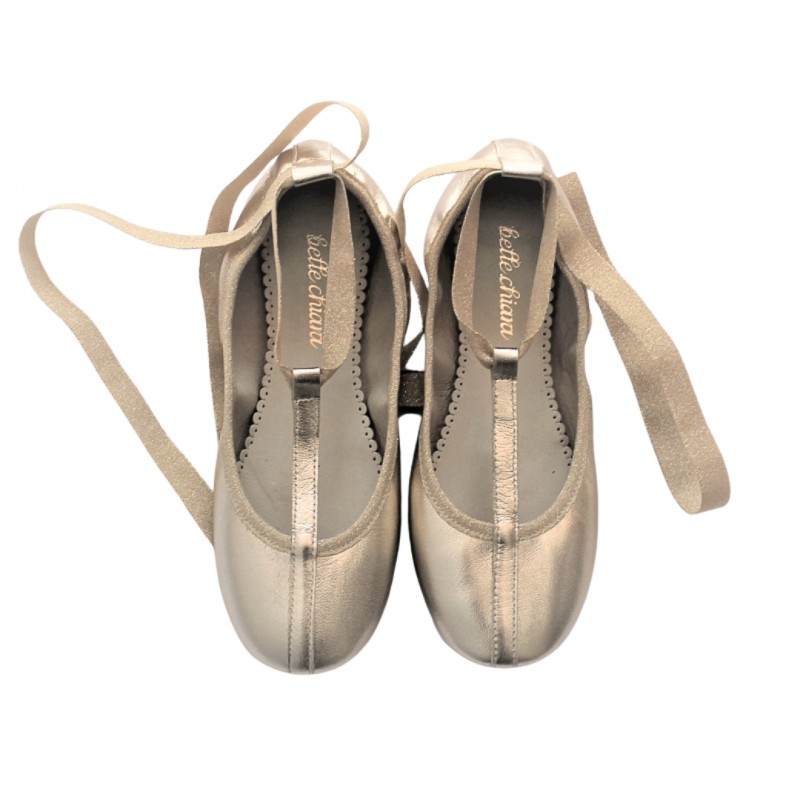 ISADORA Cintas - Napa Metal Soft Gold