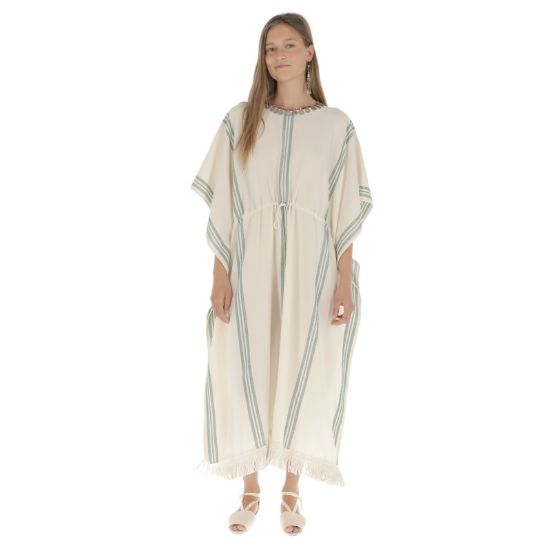 Vestido TUNICA - Raya Triple Verde