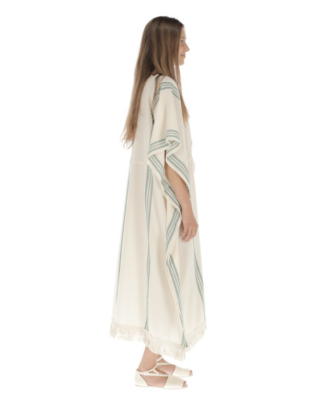 Vestido TUNICA - Raya Triple Verde