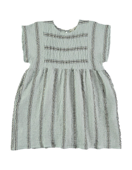 Vestido RAYAS Arrugada Agua