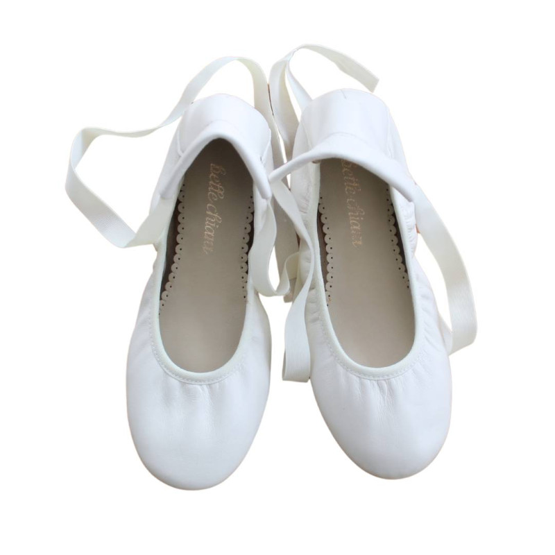 AUDREY White Leather