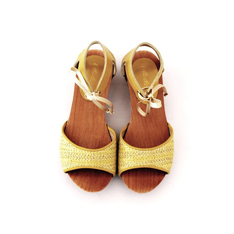 BRIGITTE Yellow Raffia