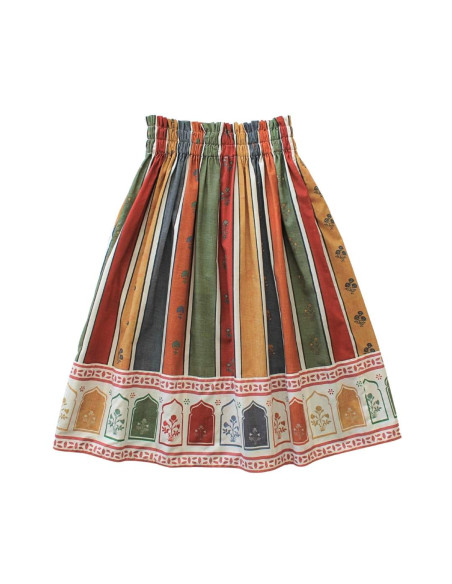 F04- Falda RAYA MULTICOLOR - Rayas