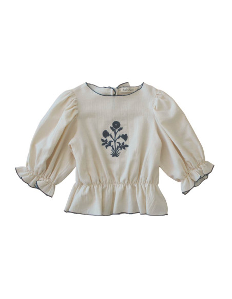 BL01- Blusa CALENDULA - Crudo