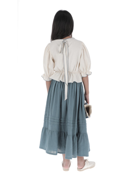 BL01- Blusa CALENDULA - Crudo