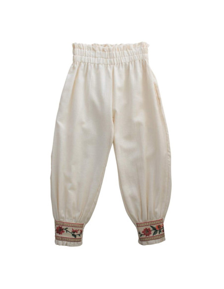PA01- Pant TRIMING - Ecru