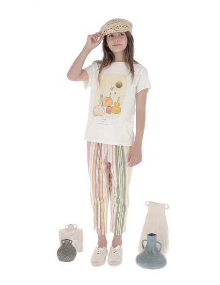 CA03- Camiseta UNISEX POTERIE - Crudo